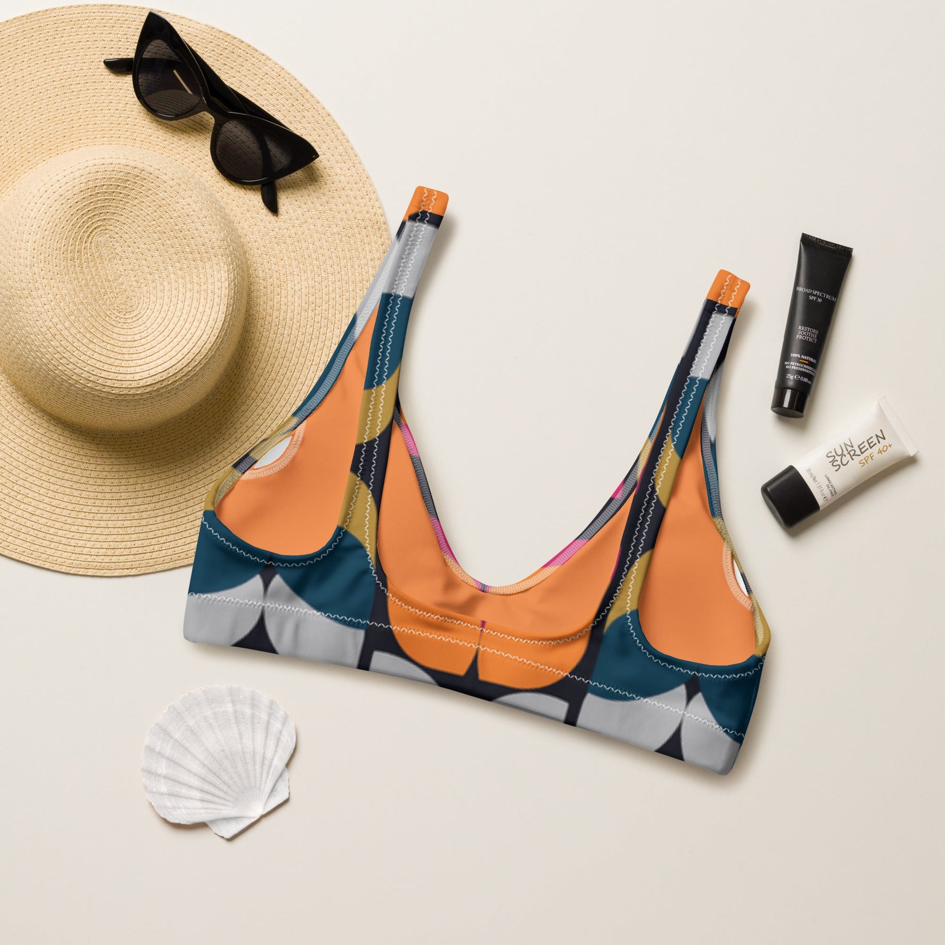Women's padded bikini top, Women's padded bikini top, Swimsuit Top, Bathing Suit Top, Beach dress, Beach dress for summer and spring - PratSN
