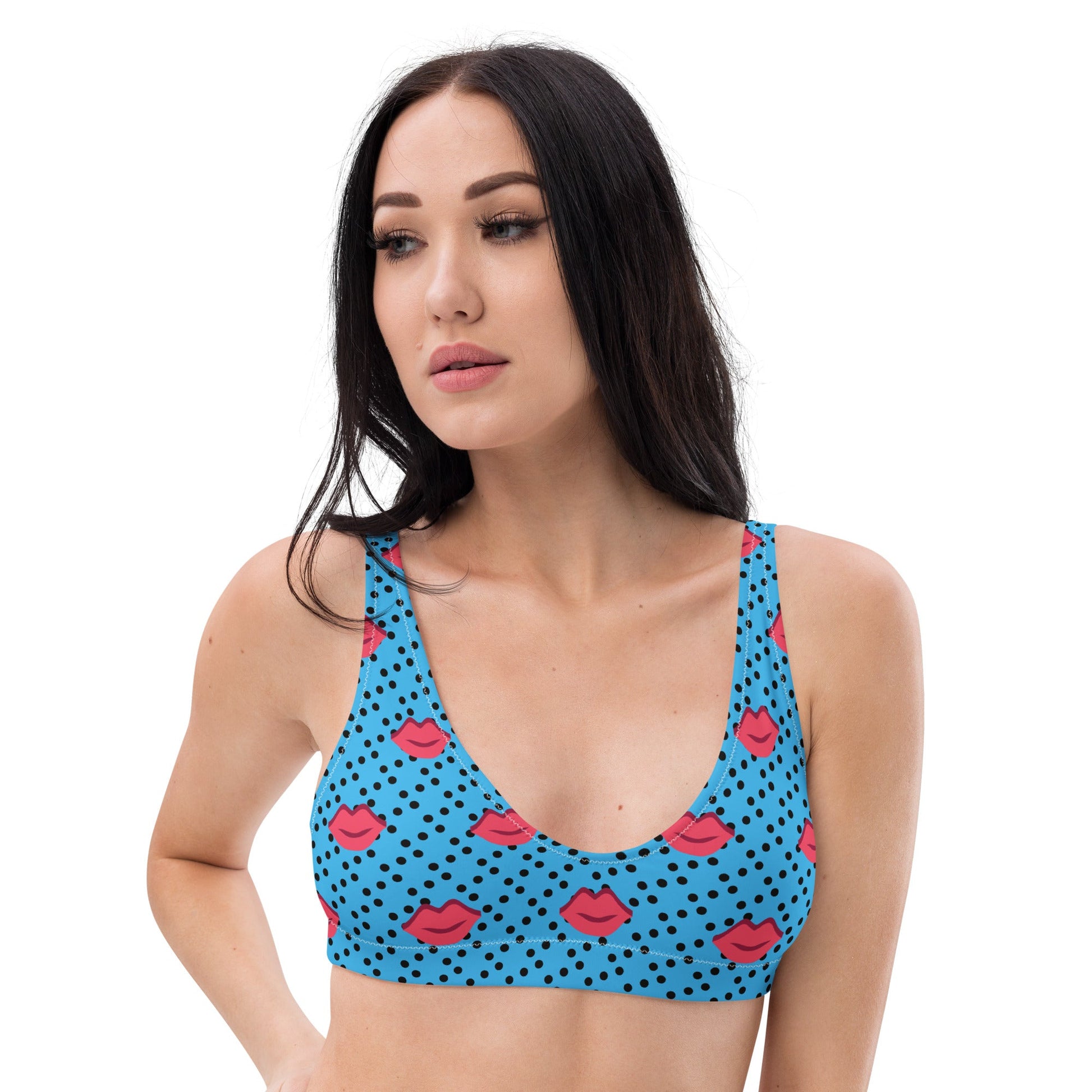 Women's padded bikini top, Women's padded bikini top, Swimsuit Top, Bathing Suit Top, Beach dress, Beach dress for summer and spring - PratSN