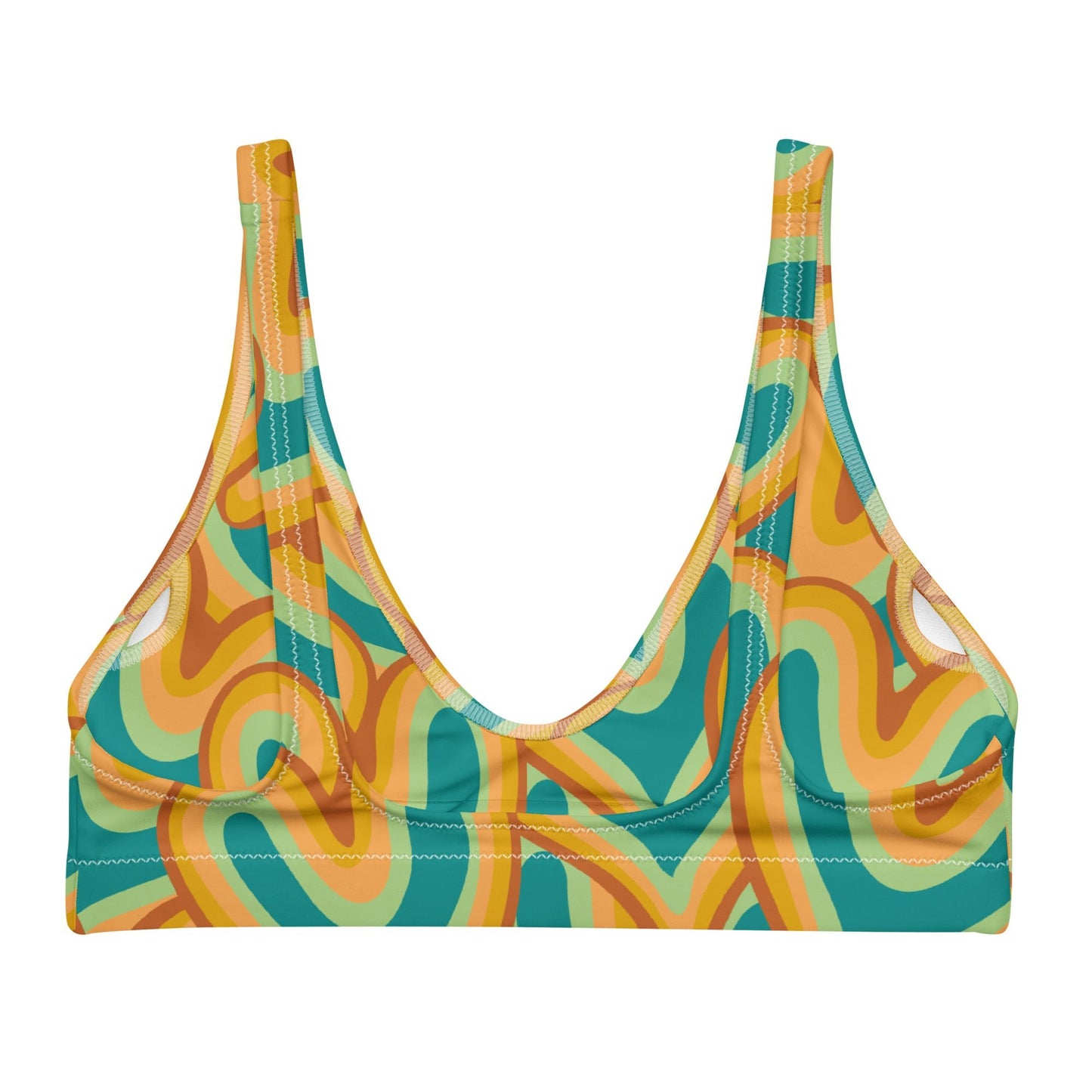 Women's padded bikini top, Women's padded bikini top, Swimsuit Top, Bathing Suit Top, Beach dress, Beach dress for summer and spring - PratSN