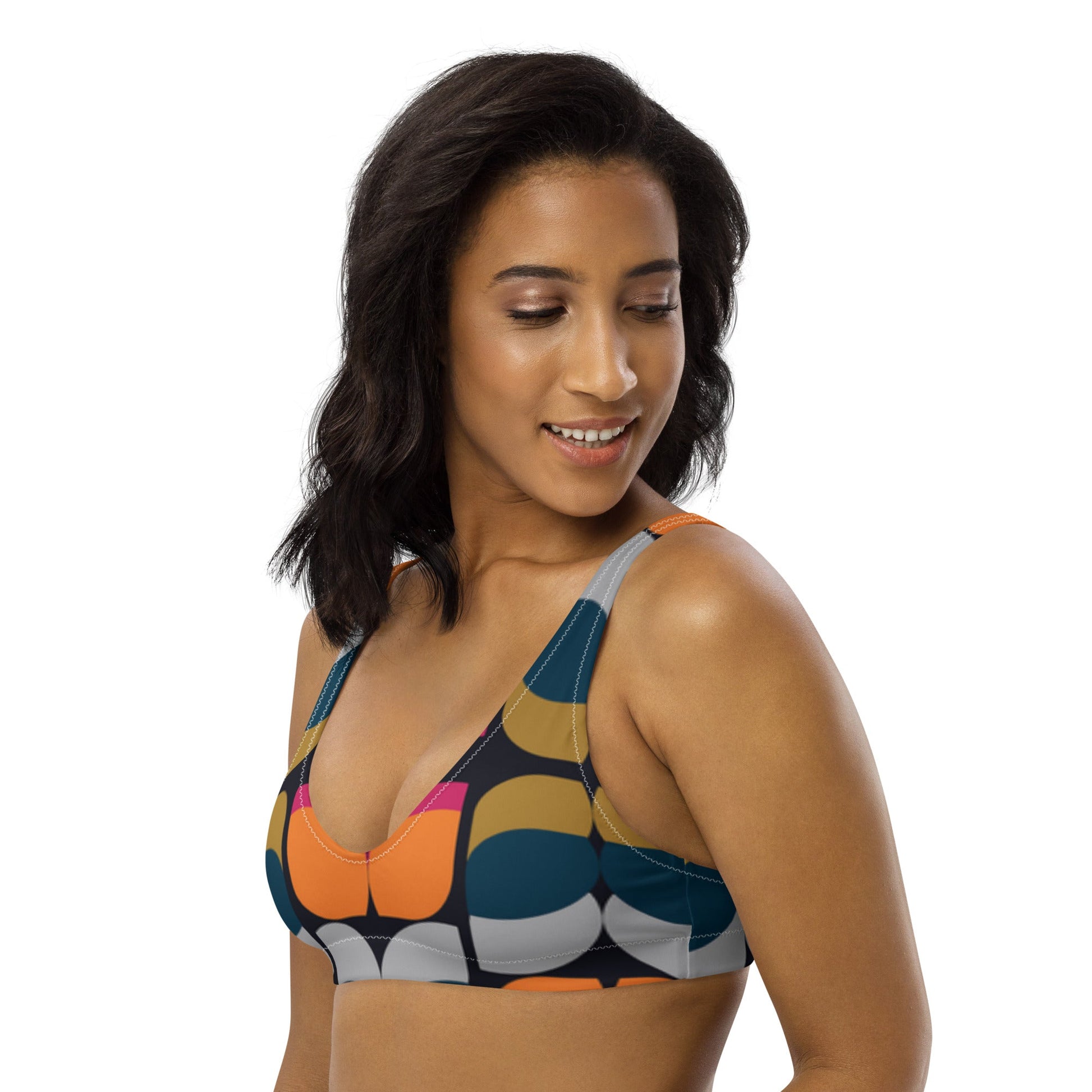 Women's padded bikini top, Women's padded bikini top, Swimsuit Top, Bathing Suit Top, Beach dress, Beach dress for summer and spring - PratSN