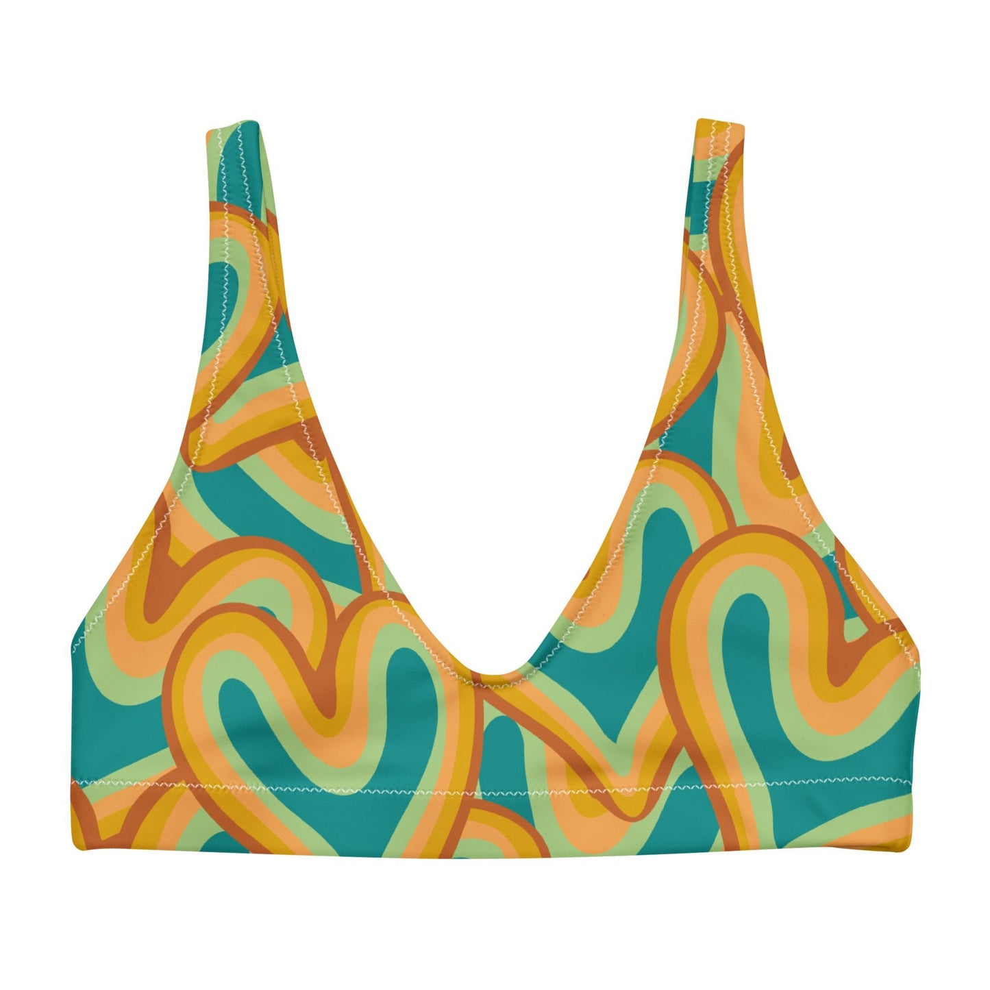 Women's padded bikini top, Women's padded bikini top, Swimsuit Top, Bathing Suit Top, Beach dress, Beach dress for summer and spring - PratSN