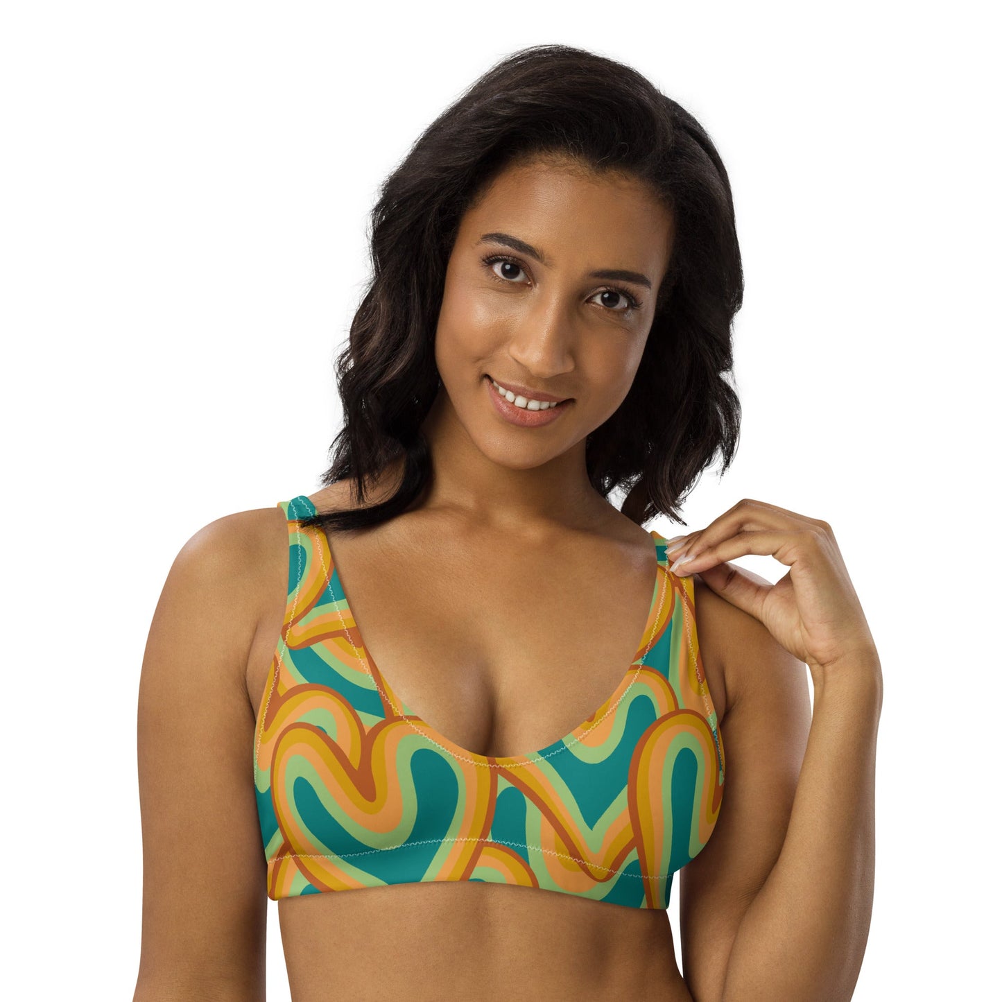 Women's padded bikini top, Women's padded bikini top, Swimsuit Top, Bathing Suit Top, Beach dress, Beach dress for summer and spring - PratSN