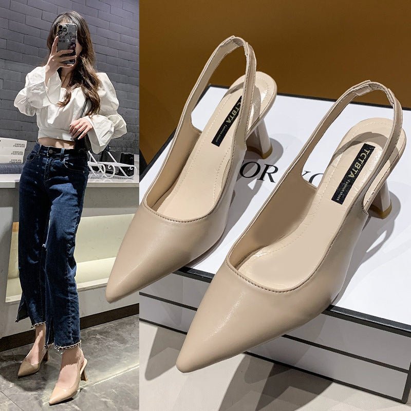 Women's Pointed High Heels Women's Stiletto Toe Box Sandals - PratSN