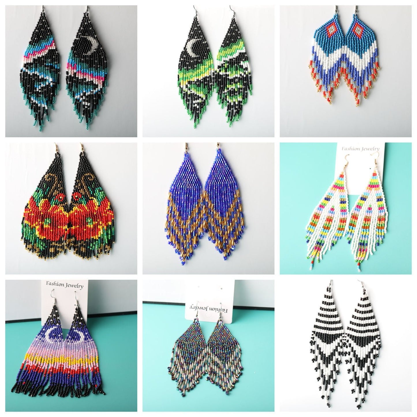 Women's Popular Long Tassel Earrings Bohemian Style - PratSN