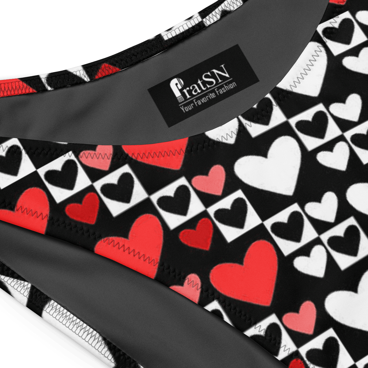 Women's Recycled bandeau bikini - PratSN