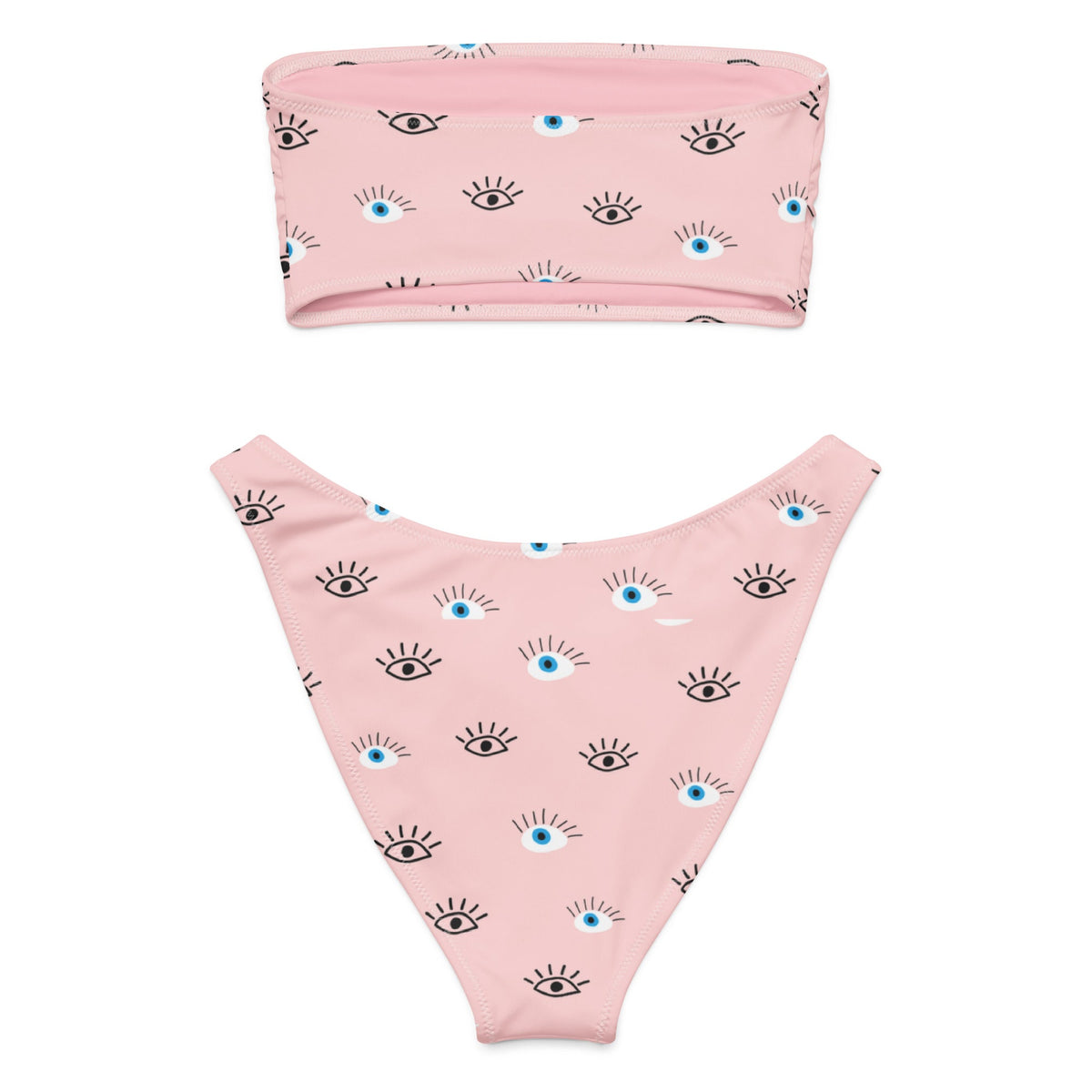 Women's Recycled bandeau bikini. Swimsuit - PratSN