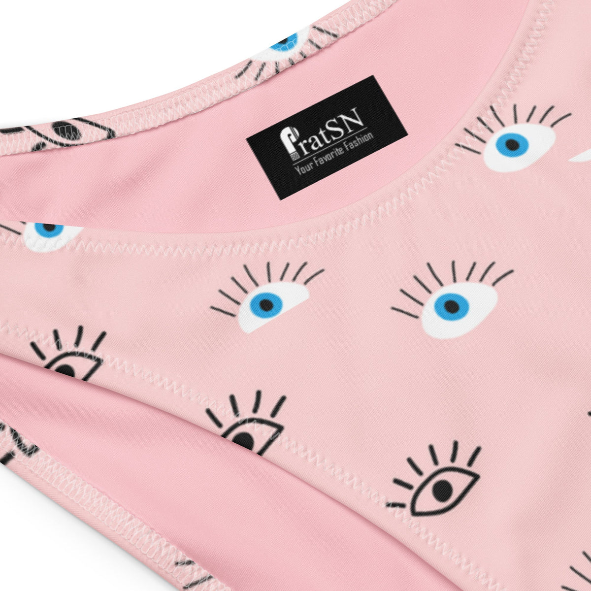 Women's Recycled bandeau bikini. Swimsuit - PratSN