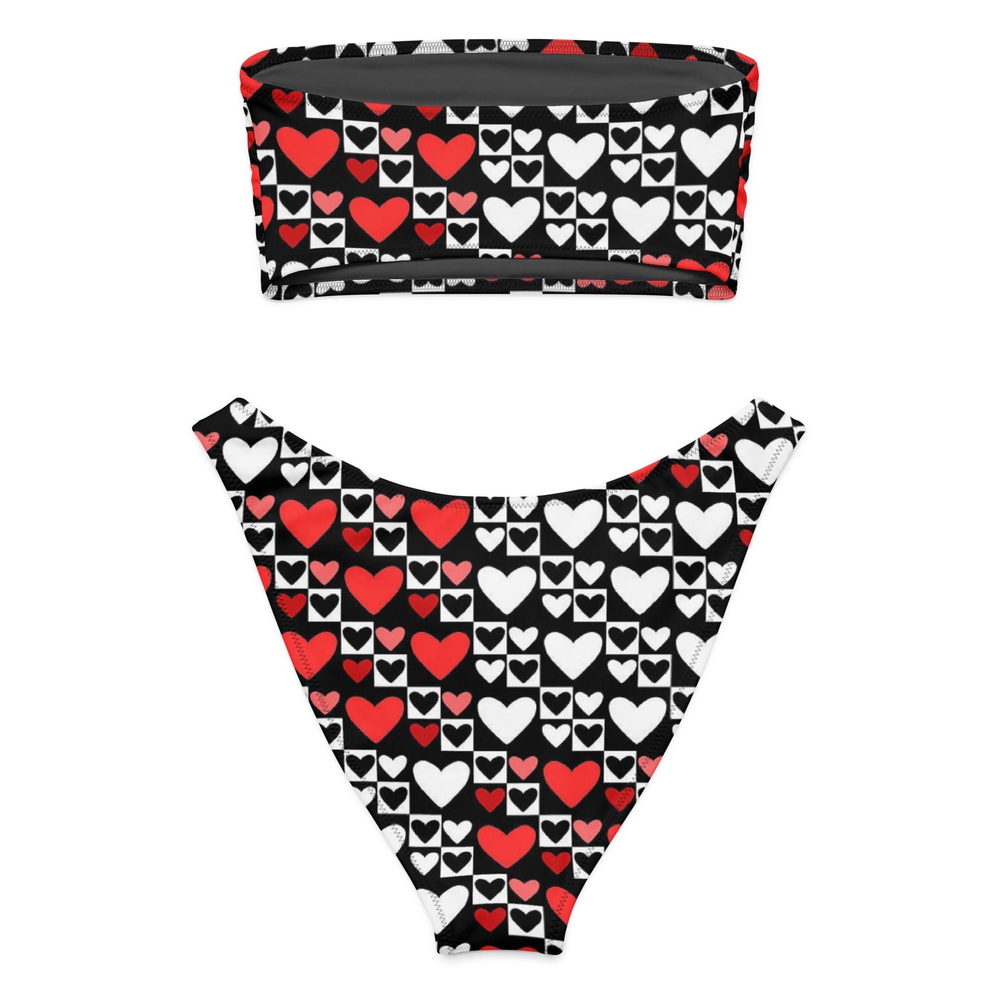 Women's Recycled bandeau bikini, Swimwear - PratSN