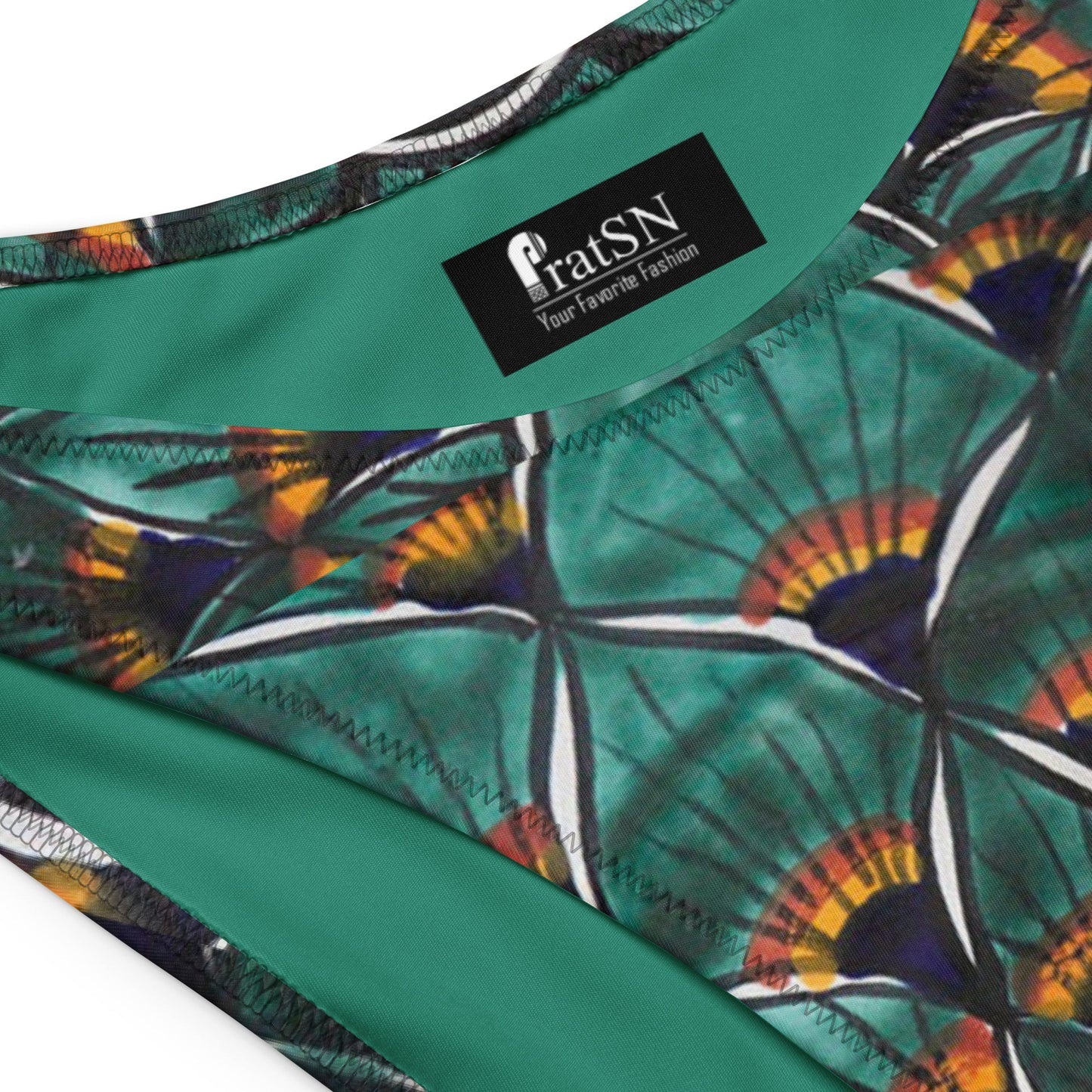 Women's Recycled bandeau bikini, Swimwear - PratSN