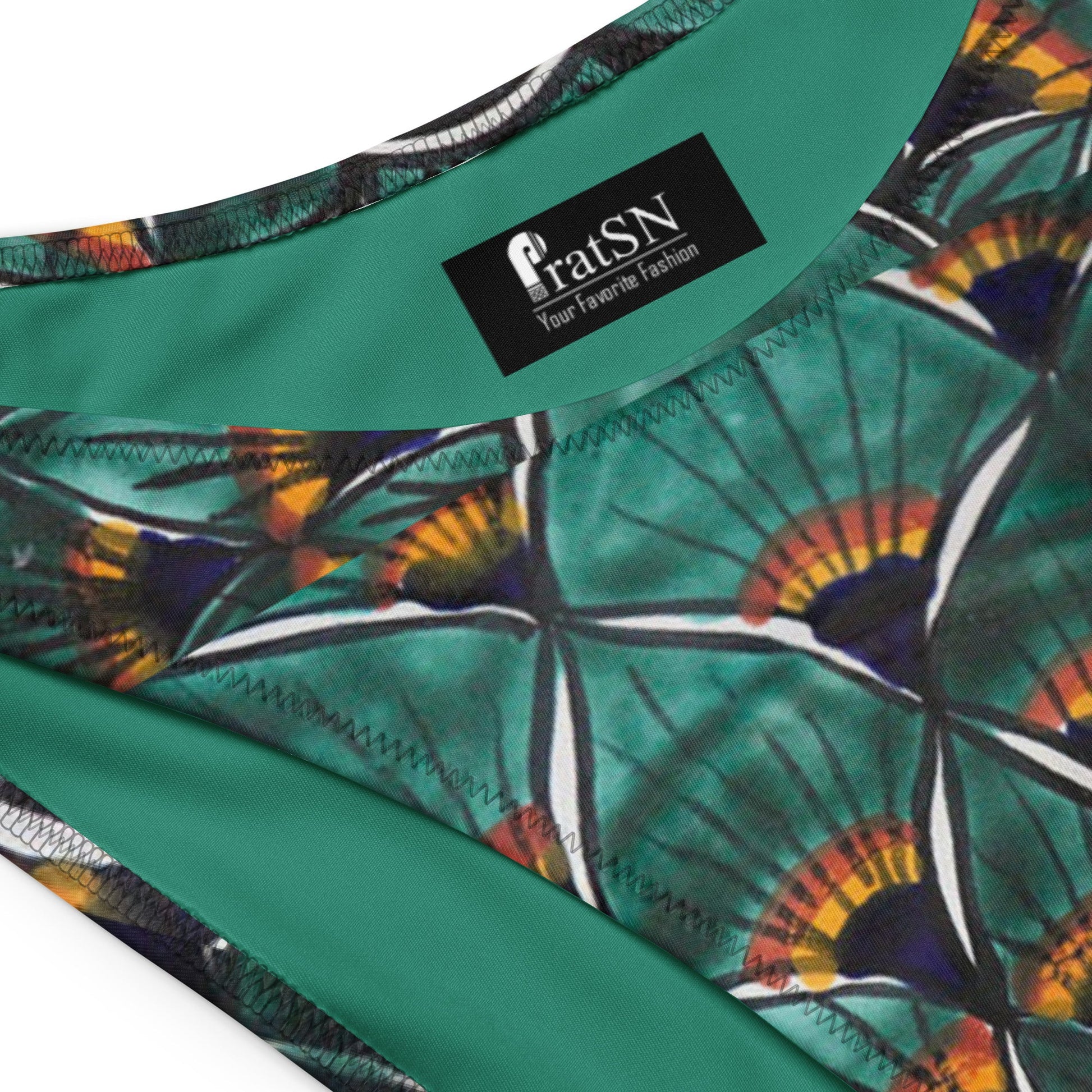 Women's Recycled bandeau bikini, Swimwear - PratSN