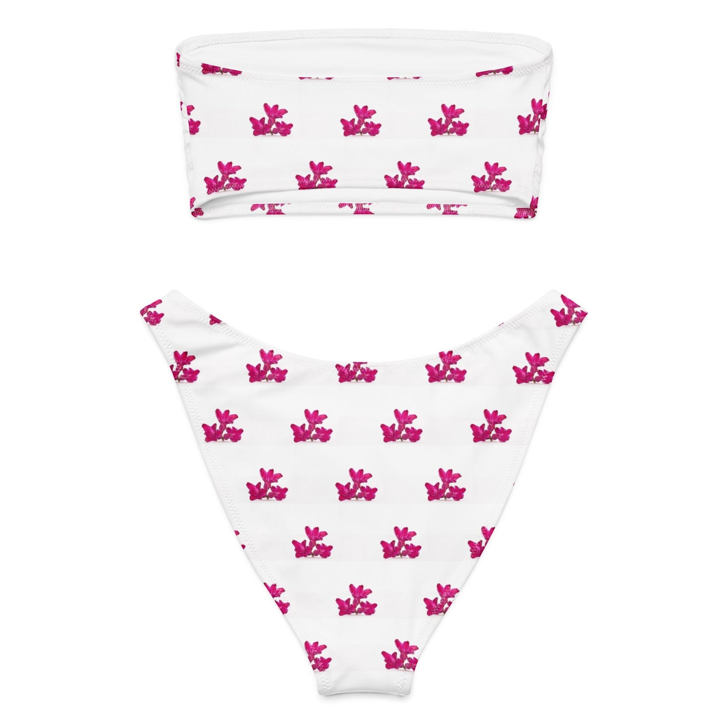 Women's Recycled bandeau bikini, Swimwear - PratSN