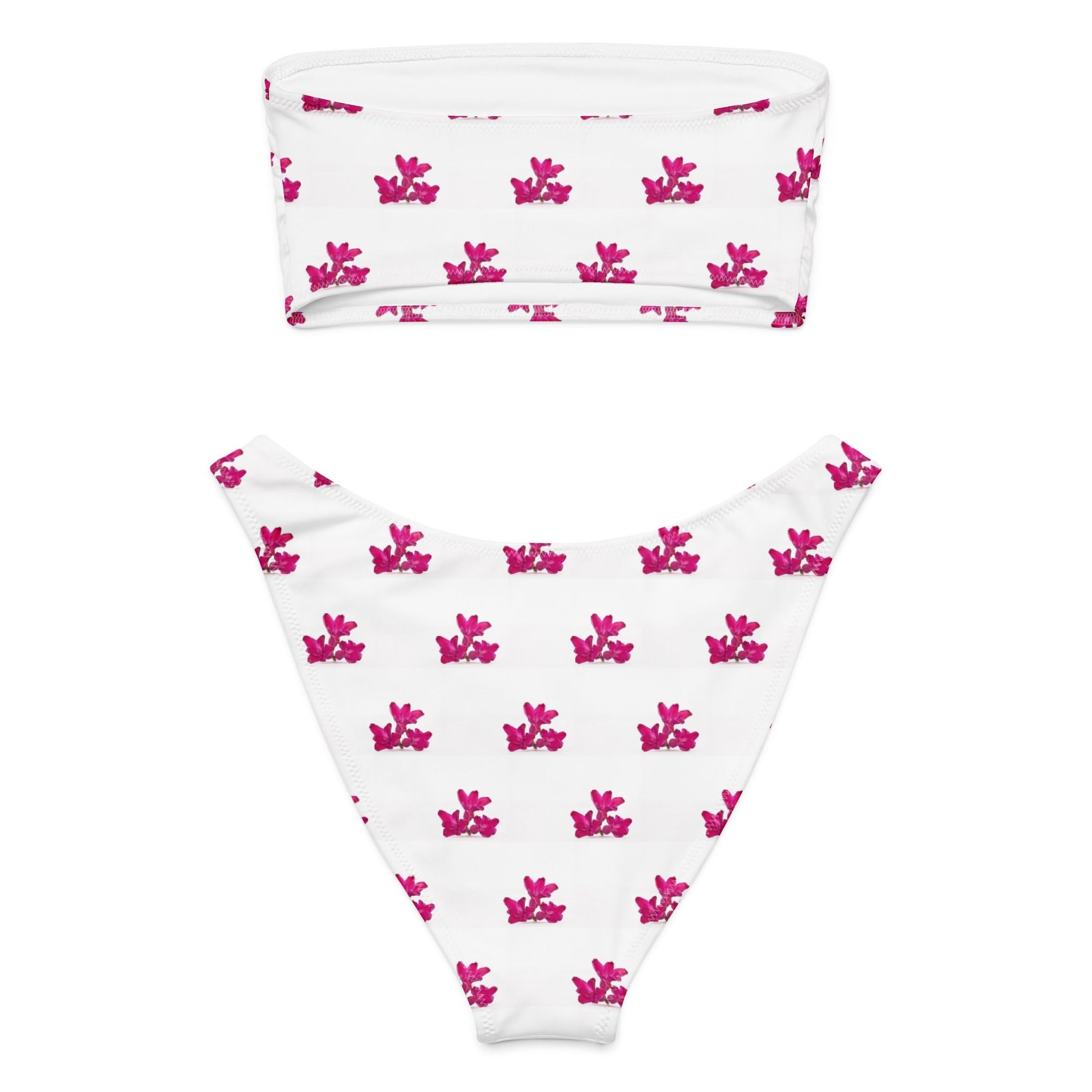 Women's Recycled bandeau bikini, Swimwear - PratSN
