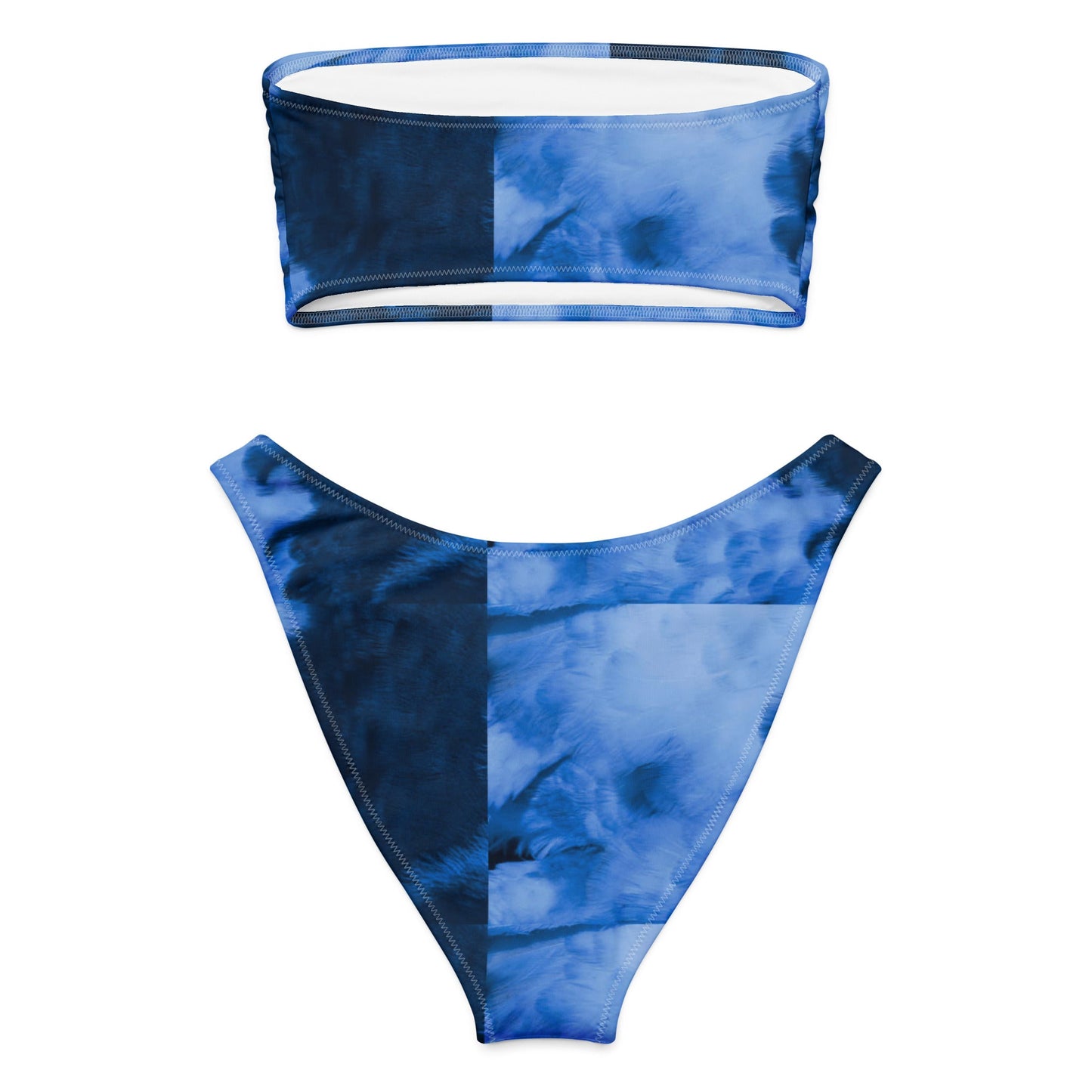 Women's Recycled bandeau bikini, Swimwear - PratSN