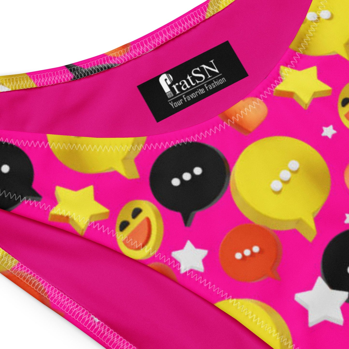 Women's Recycled bandeau bikini, Swimwear - PratSN