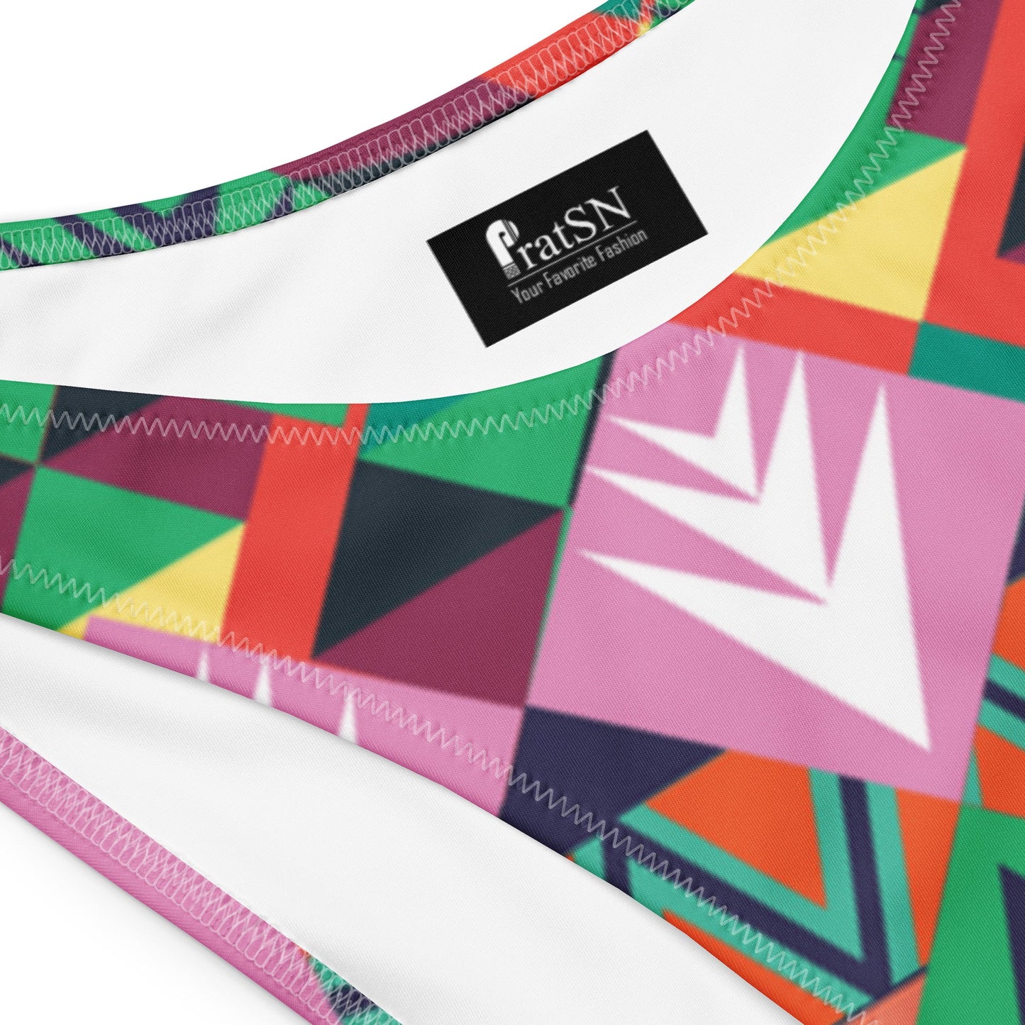 Women's Recycled bandeau bikini, Swimwear - PratSN