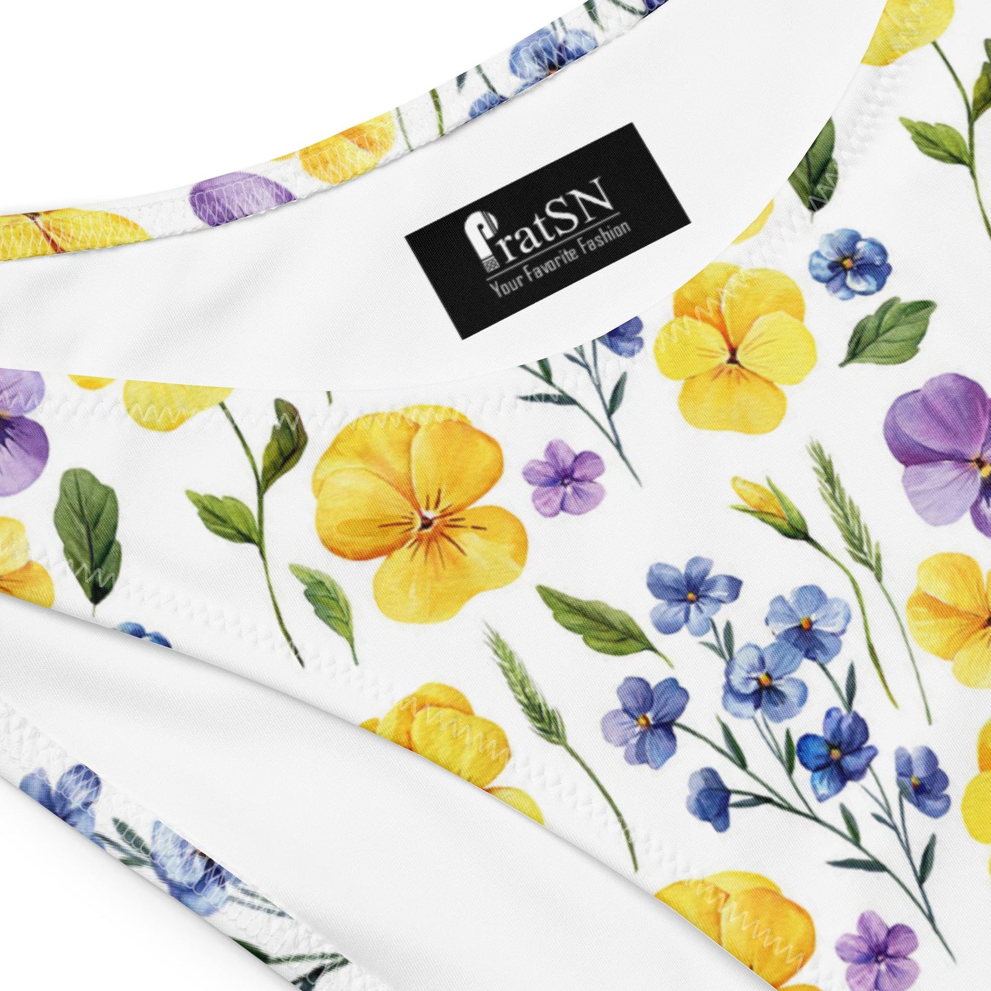 Women's Recycled bandeau bikini, Swimwear - PratSN