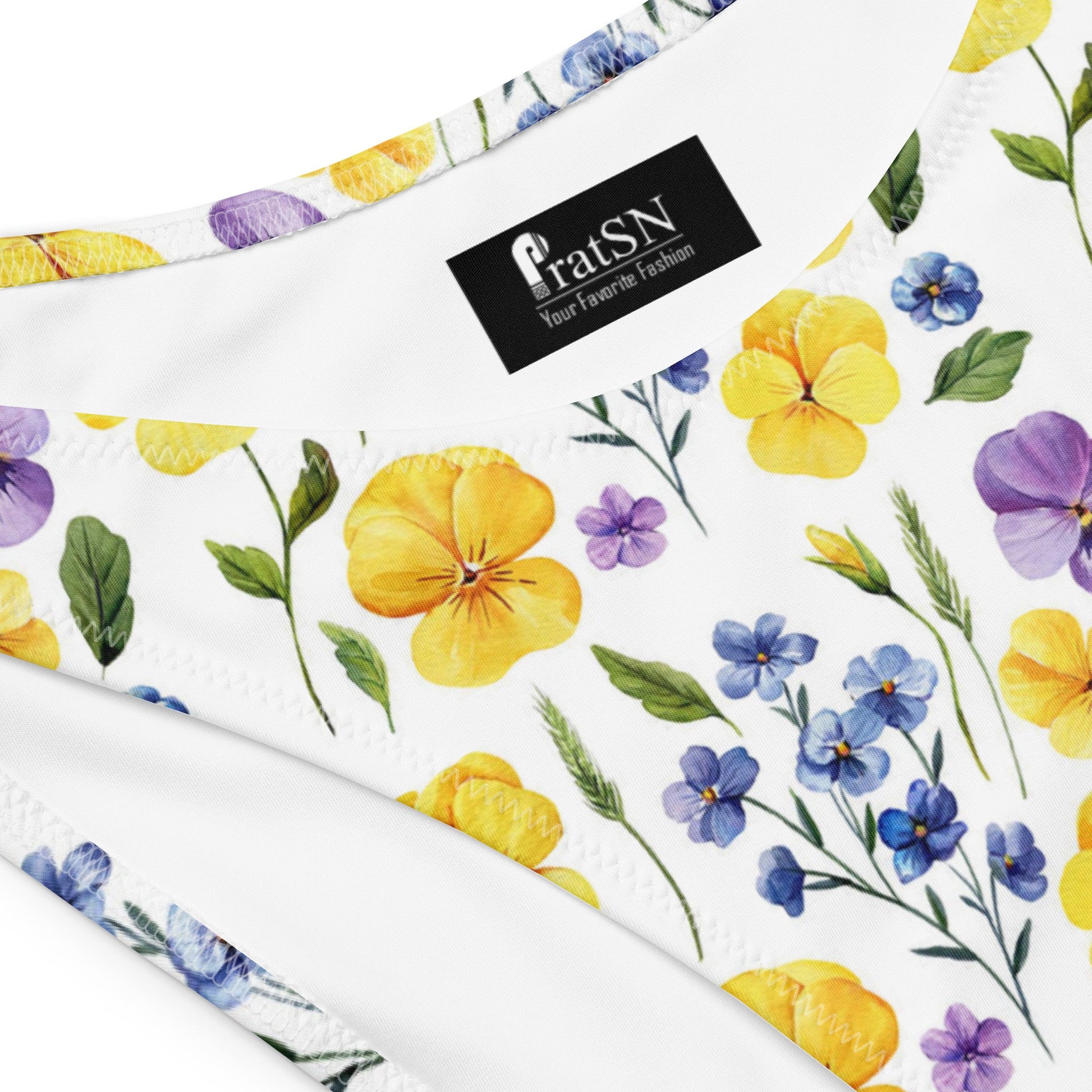 Women's Recycled bandeau bikini, Swimwear - PratSN