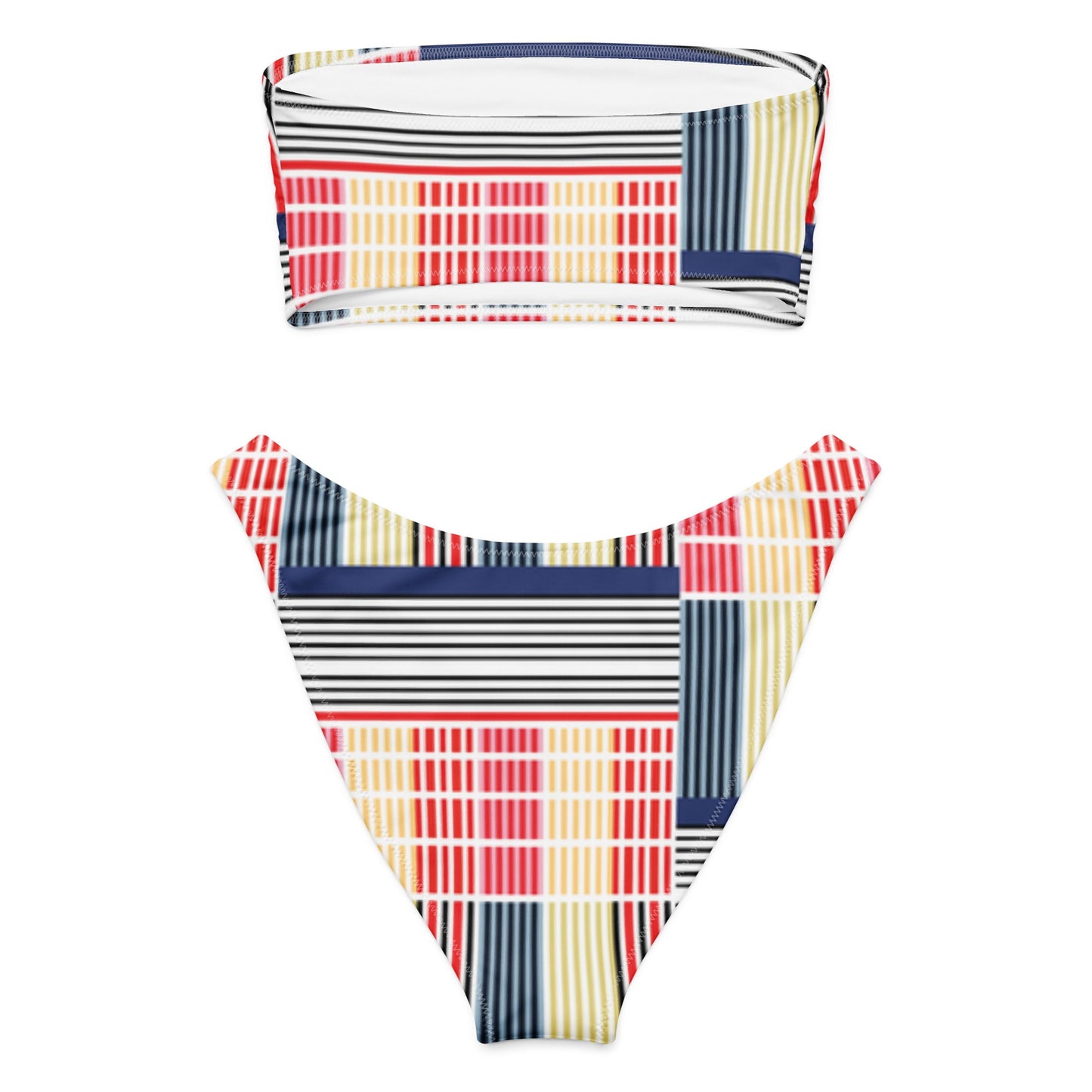 Women's Recycled bandeau bikini, Swimwear - PratSN