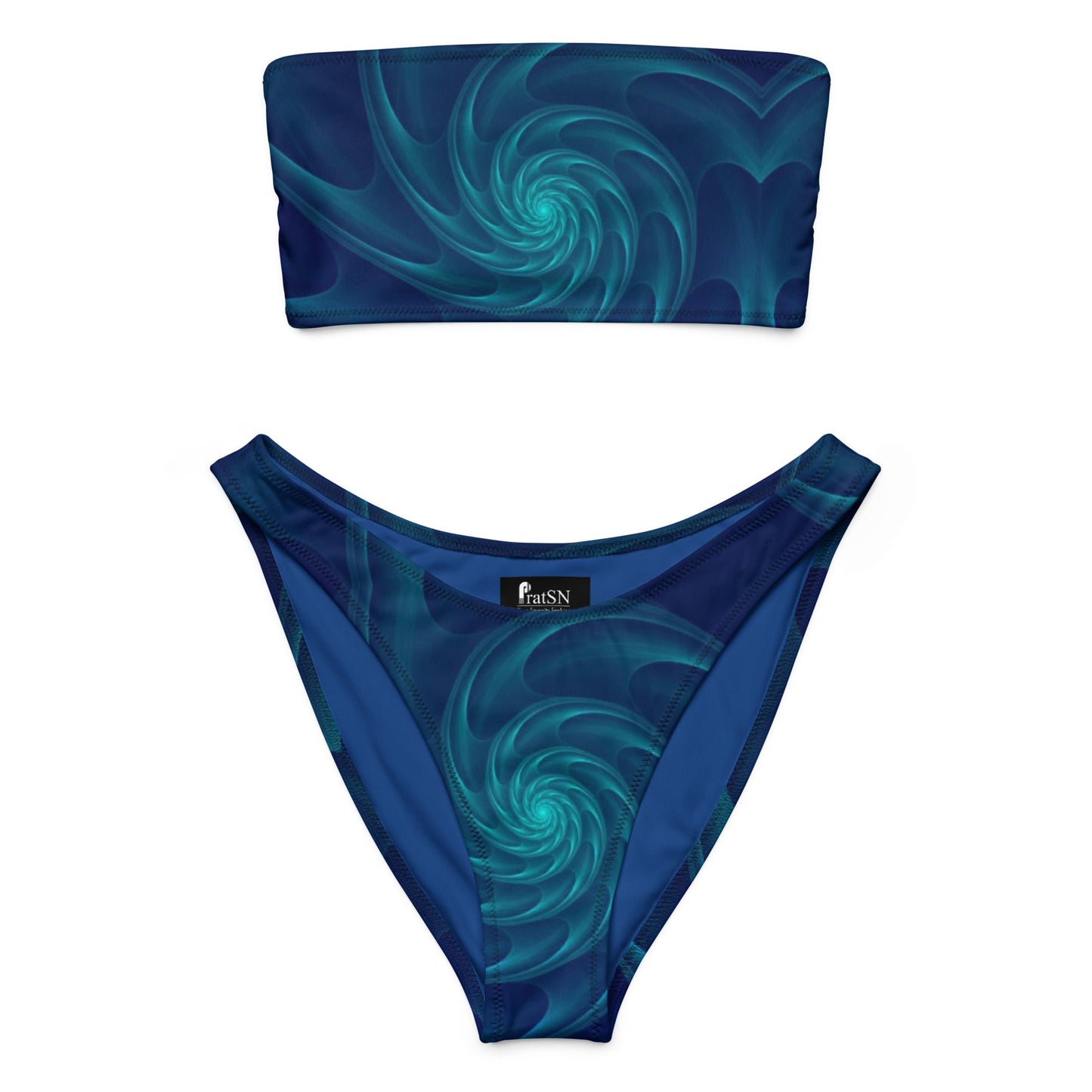 Women's Recycled bandeau bikini, Swimwear - PratSN