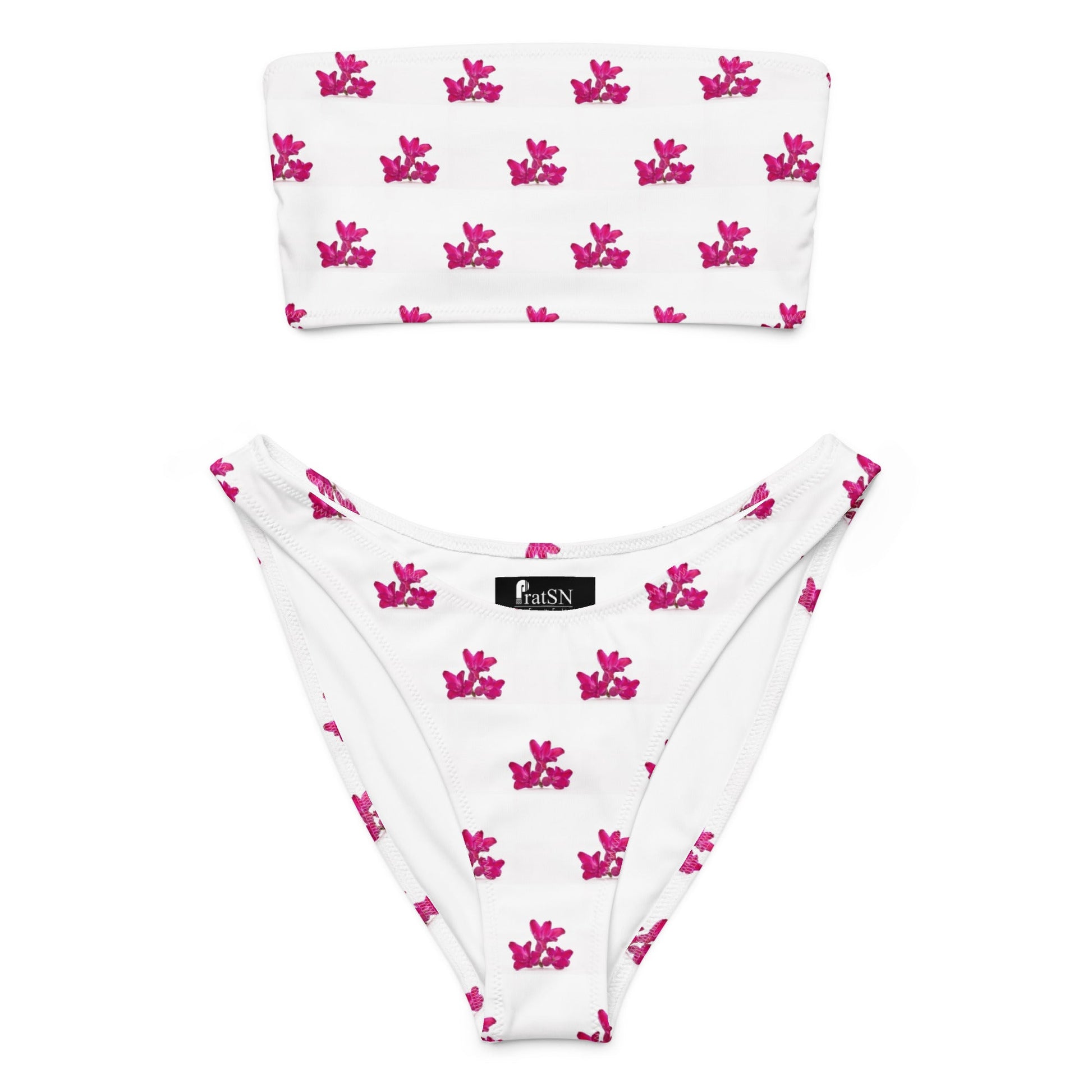 Women's Recycled bandeau bikini, Swimwear - PratSN