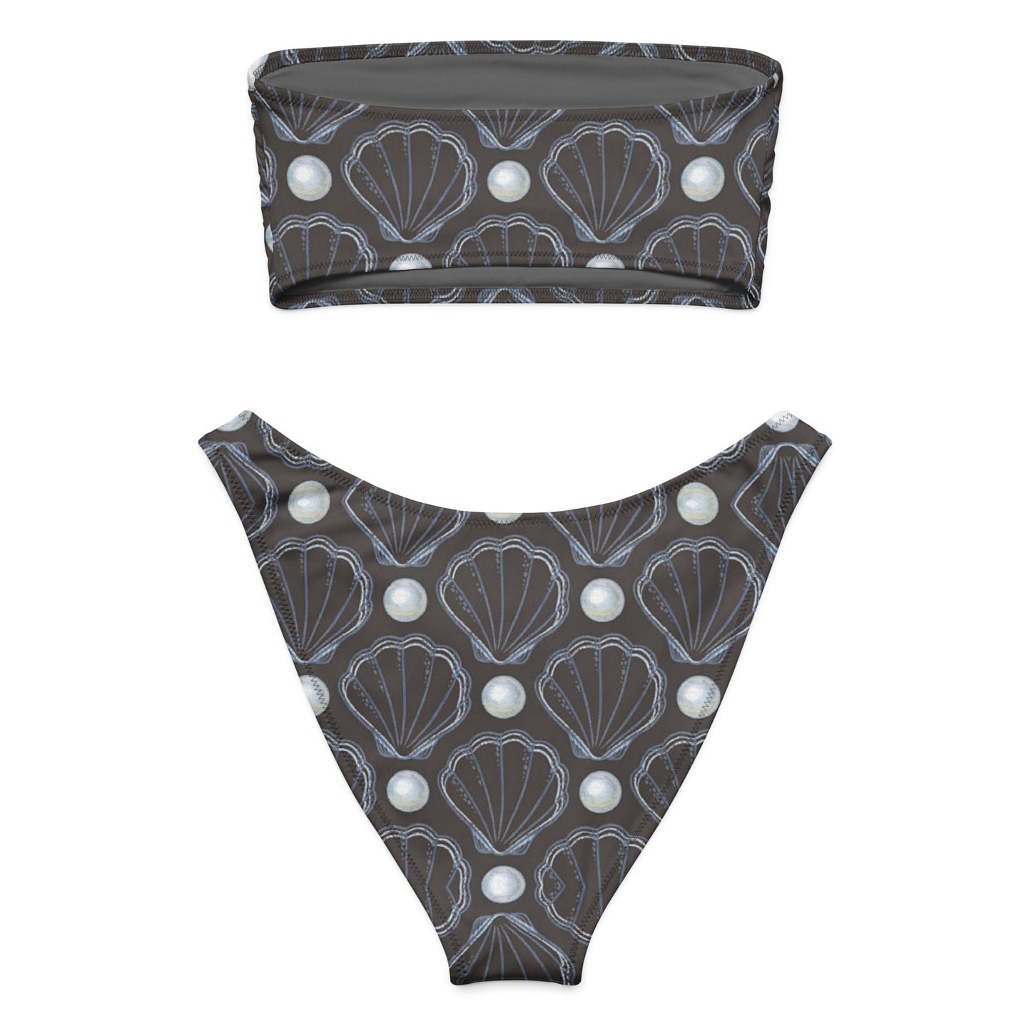 Women's Recycled bandeau bikini, Swimwear - PratSN