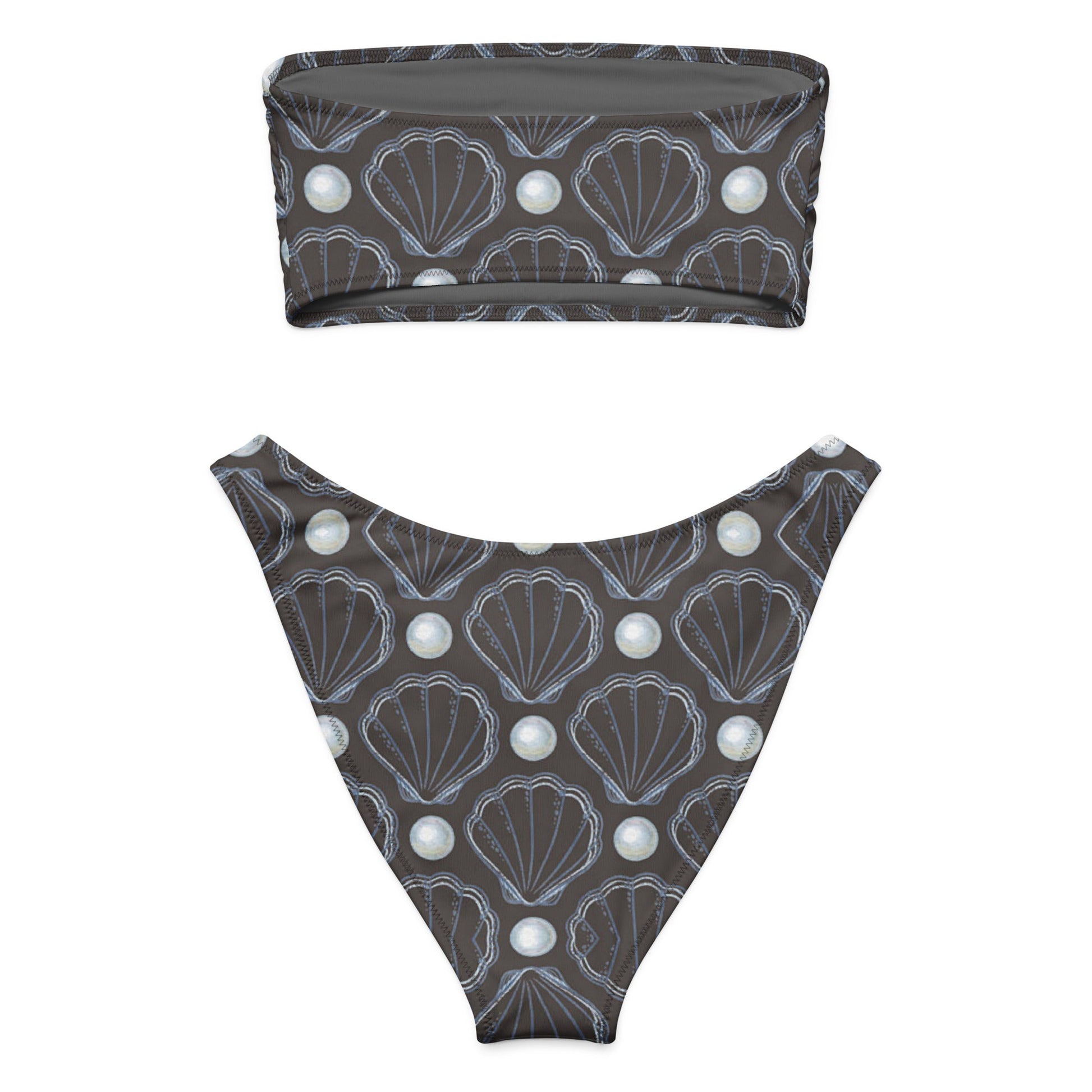 Women's Recycled bandeau bikini, Swimwear - PratSN