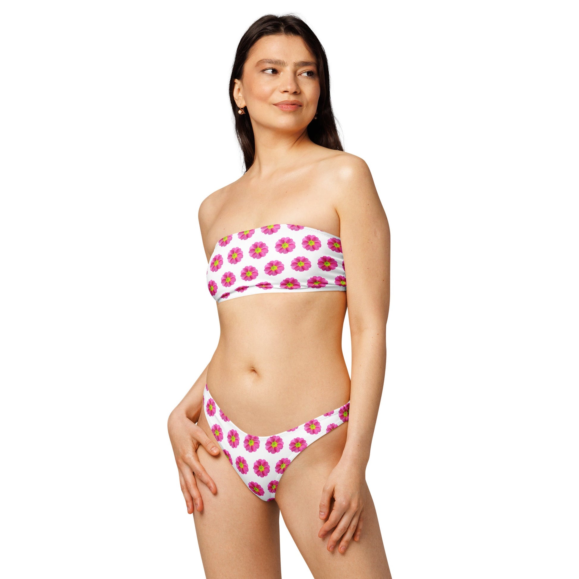 Women's Recycled bandeau bikini, Swimwear - PratSN