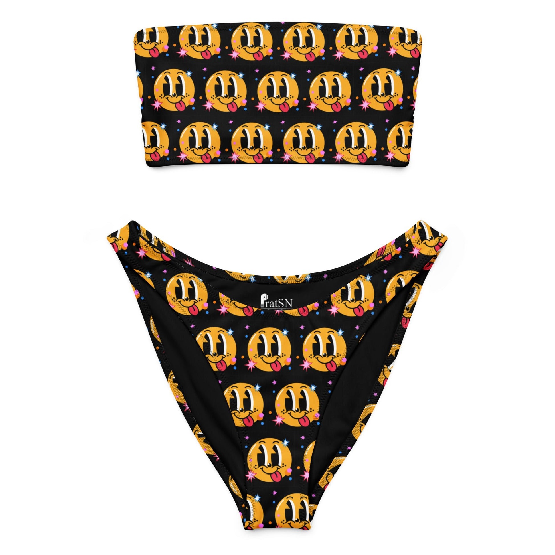 Women's Recycled bandeau bikini, Swimwear - PratSN