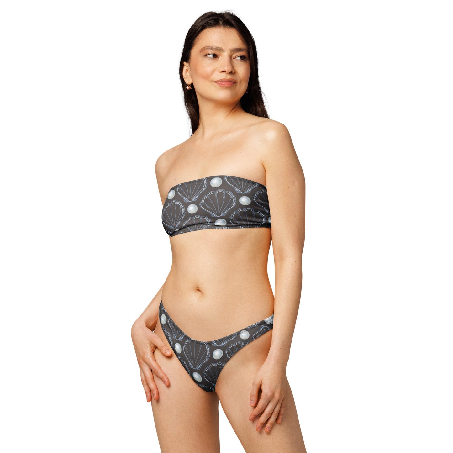 Women's Recycled bandeau bikini, Swimwear - PratSN
