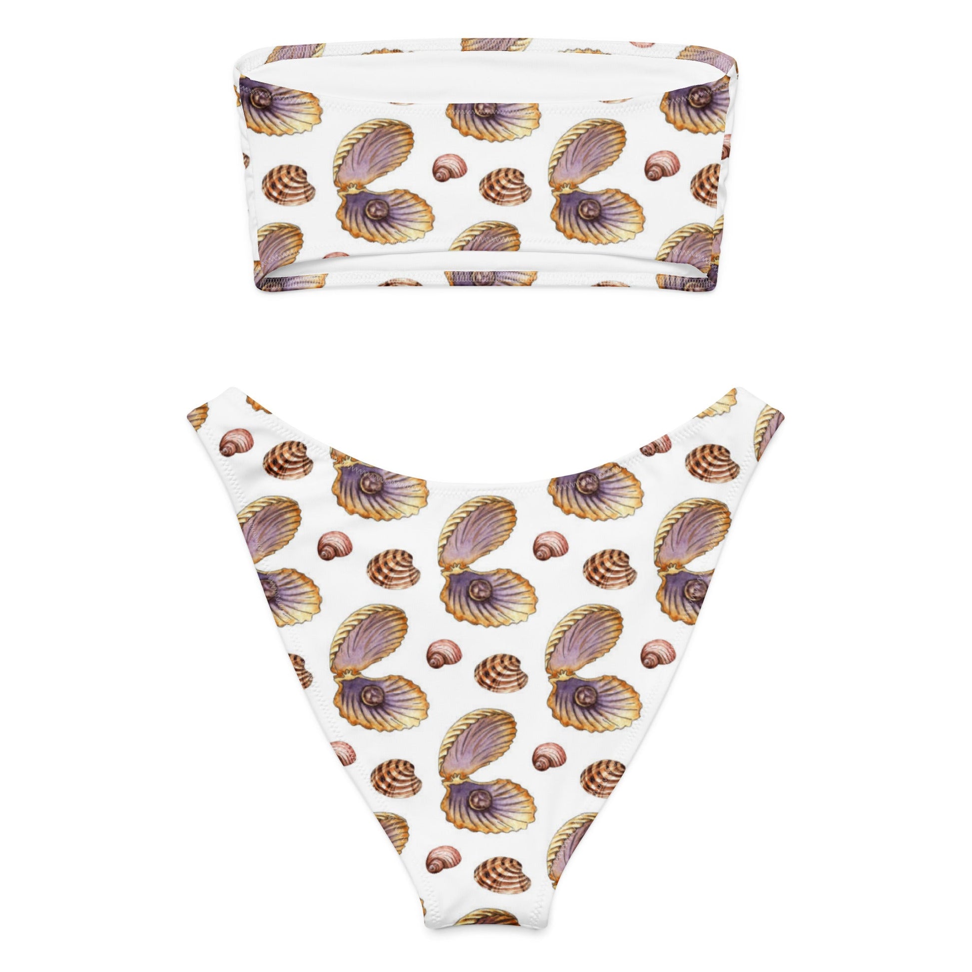 Women's Recycled bandeau bikini, Swimwear - PratSN