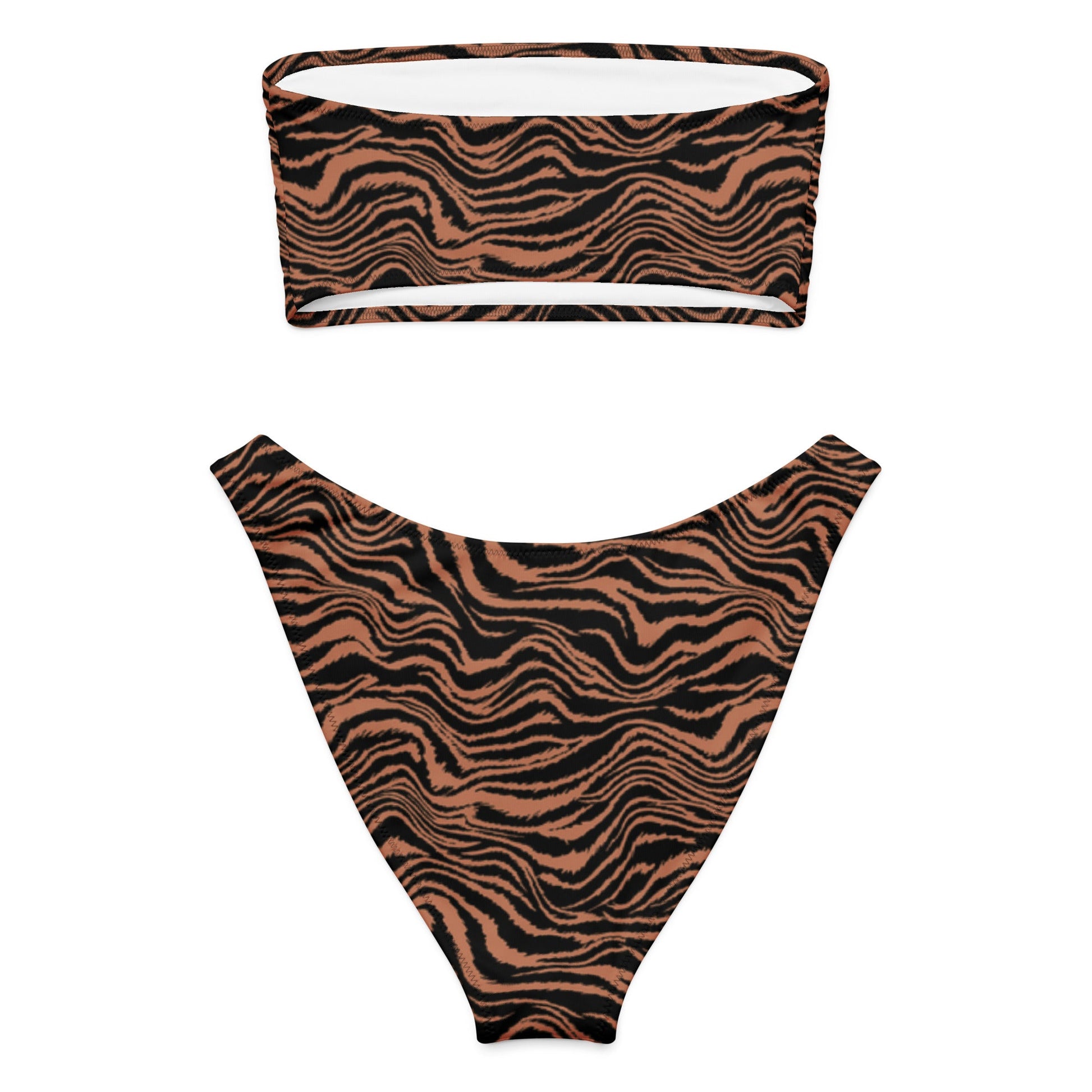 Women's Recycled bandeau bikini, Swimwear - PratSN
