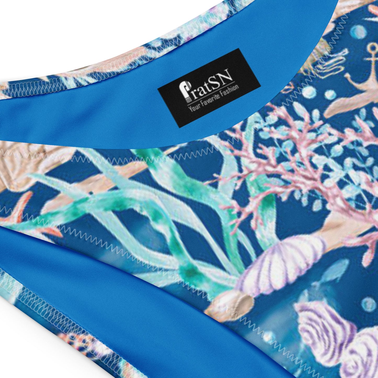 Women's Recycled bandeau bikini, Swimwear - PratSN