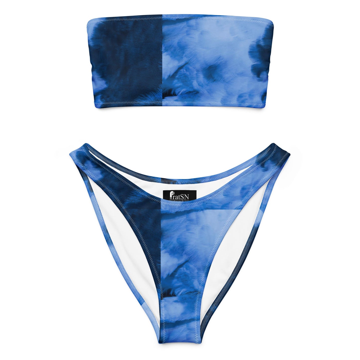 Women's Recycled bandeau bikini, Swimwear - PratSN