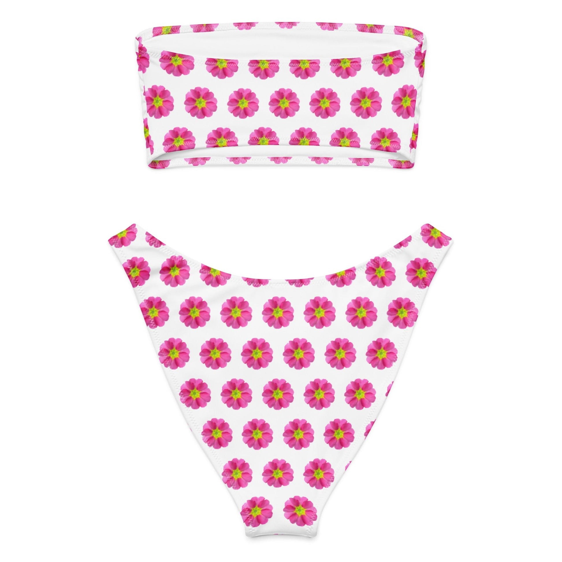 Women's Recycled bandeau bikini, Swimwear - PratSN