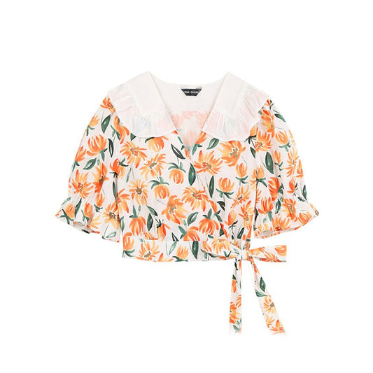 Women's ruffle collar shirt - PratSN