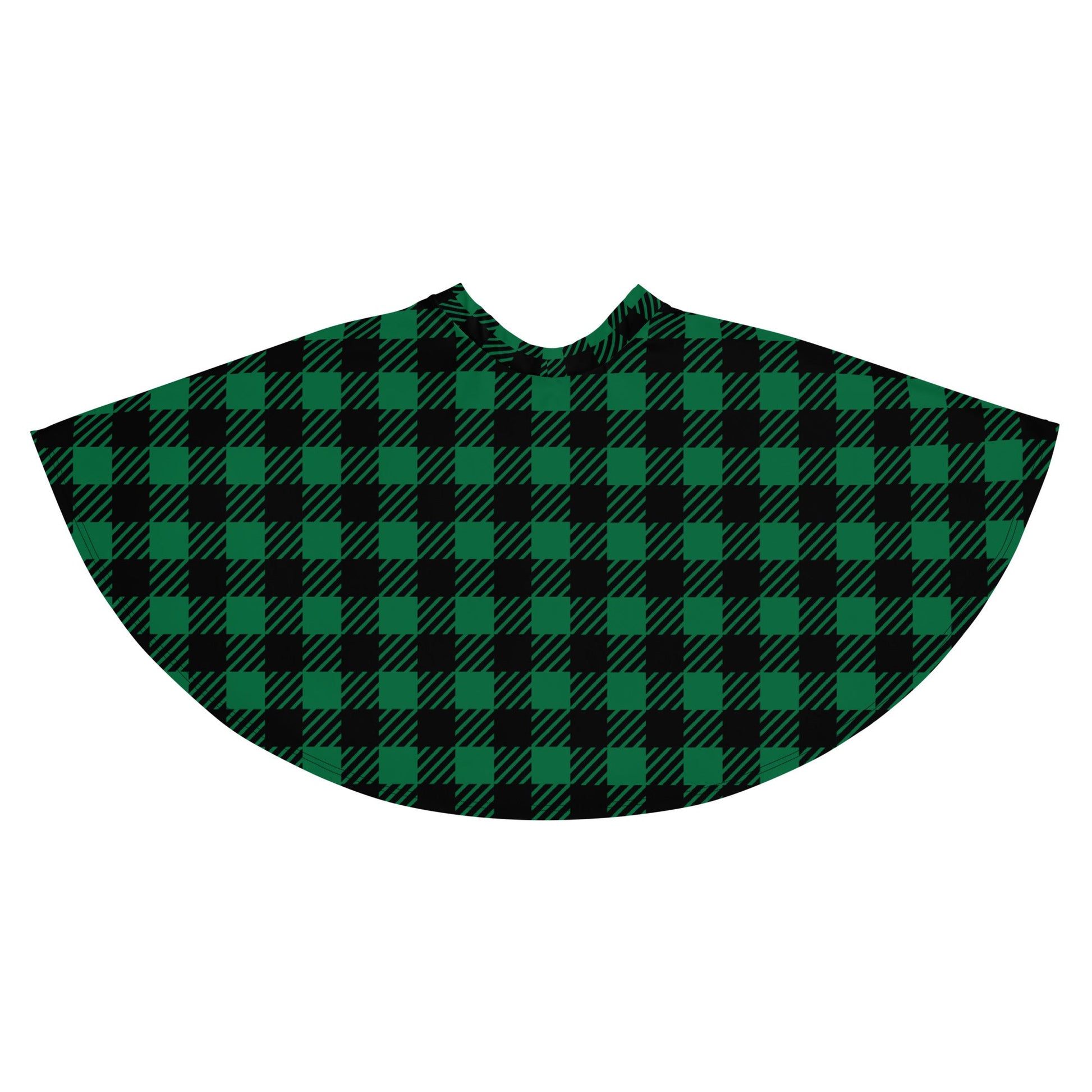 Women's skater skirt, Green and black color skirt, Geometric skater skirt, Cut & sew sublimation skirt, skater skirt for summer and spring - PratSN