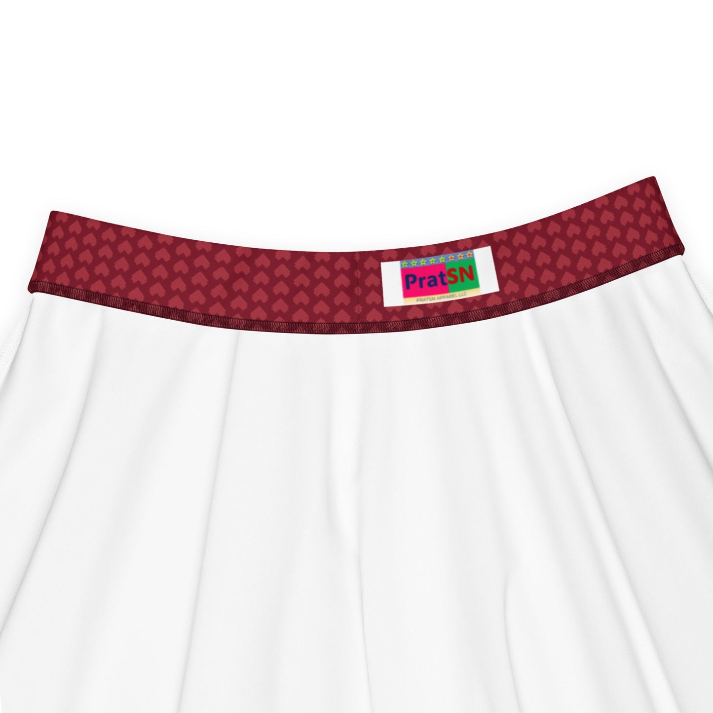 Women's skater skirt, Opal skater skirt, Festive pattern skater skirt, Cut & sew sublimation skirt, skater skirt for summer and spring festival - PratSN