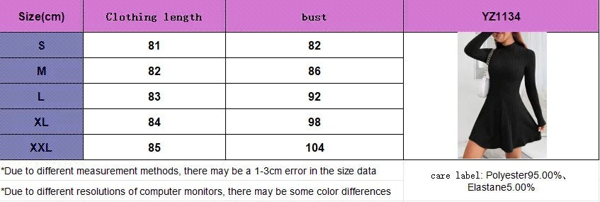 Women's slim fit half high collar waist cinched A - line skirt long sleeved pit stripe dress - PratSN