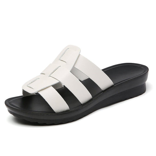 Women's Slippers Large Size Flat Bottom Fashionable Soft Bottom - PratSN