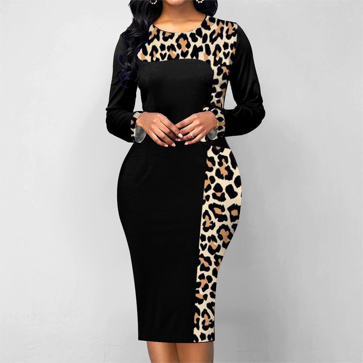 Women's Spring And Long Sleeve Dress - PratSN