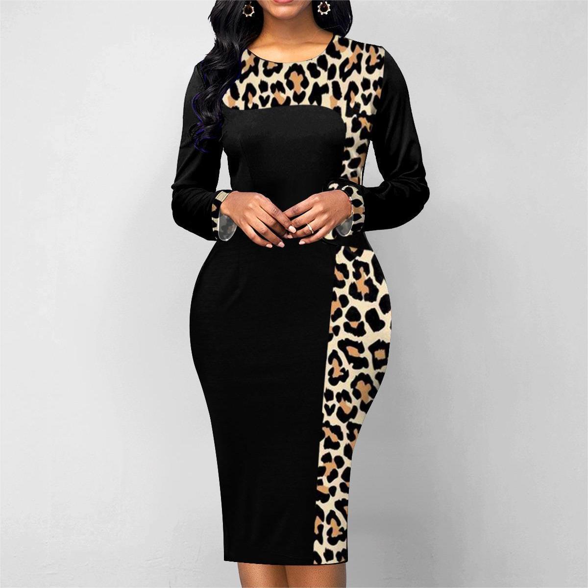 Women's Spring And Long Sleeve Dress - PratSN