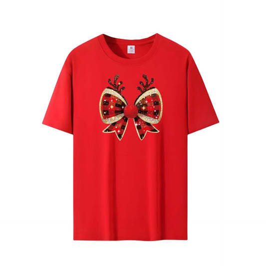 Women's Spring Summer Cotton Short Sleeve T-shirt - PratSN