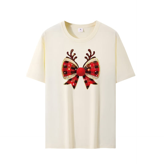 Women's Spring Summer Cotton Short Sleeve T-shirt - PratSN