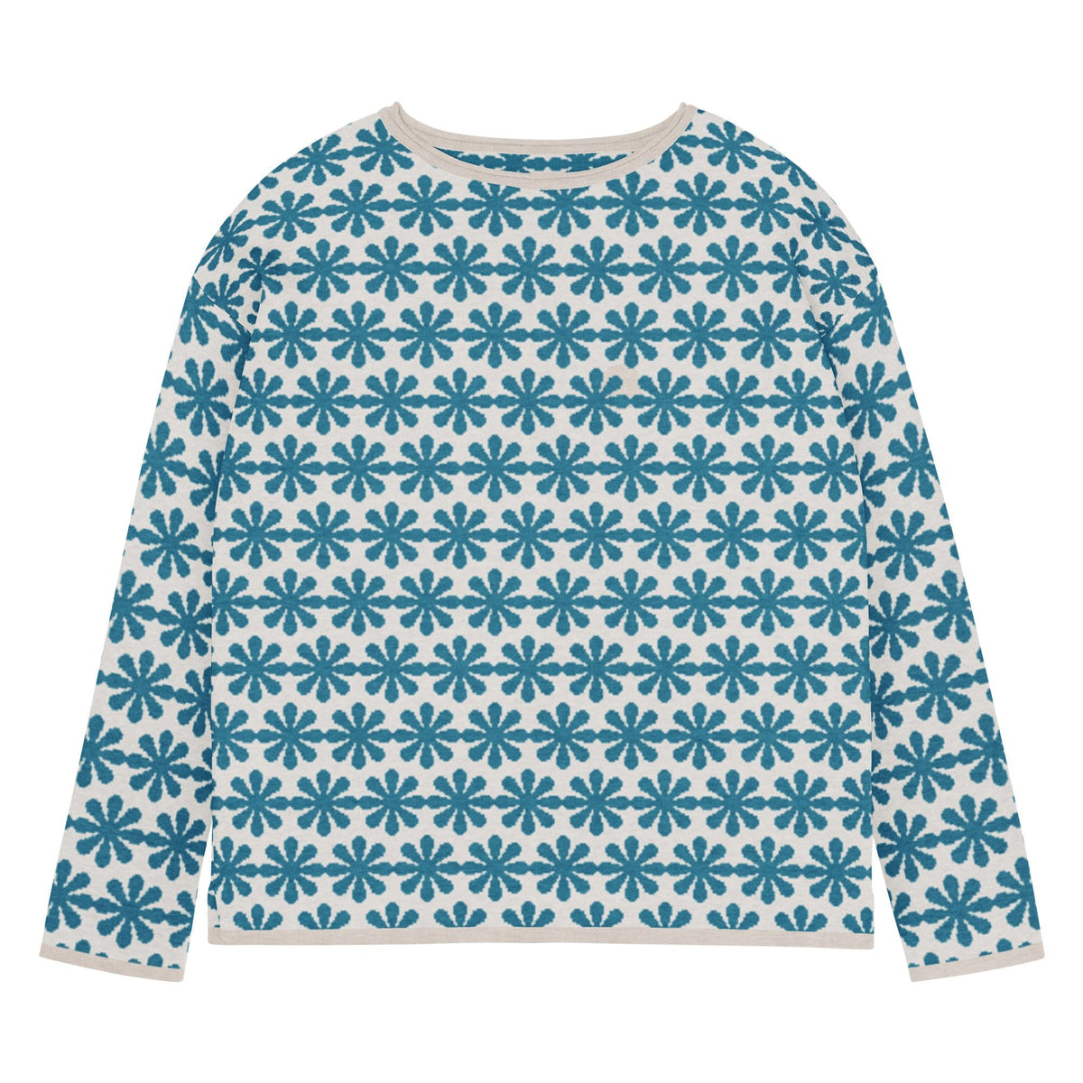 Women’s straight bottom knitted sweater - PratSN