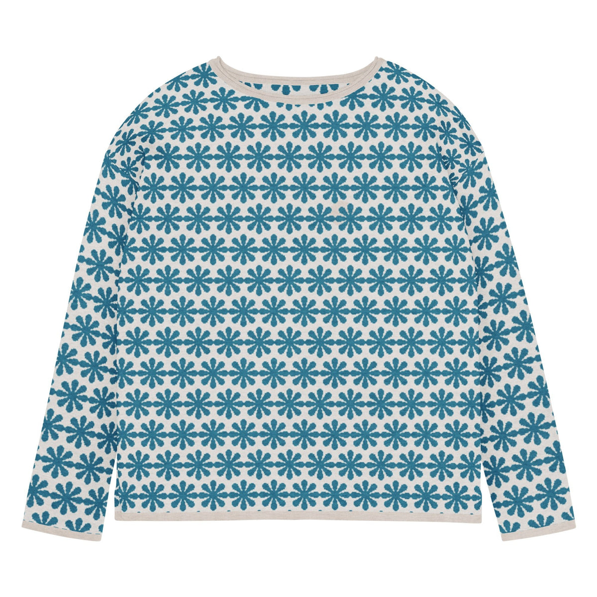 Women’s straight bottom knitted sweater - PratSN