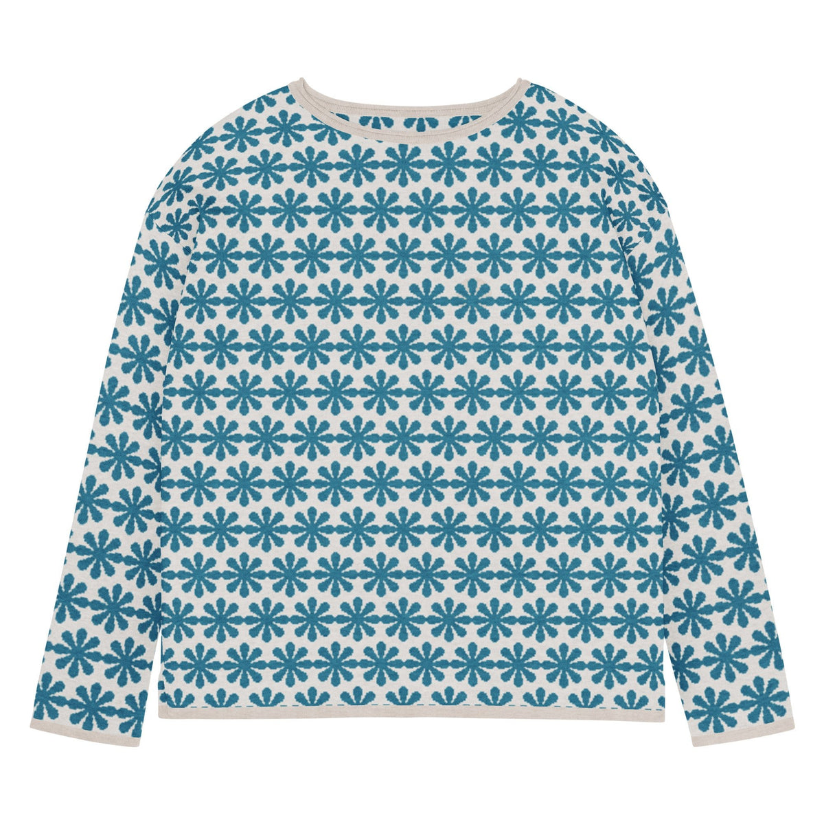 Women’s straight bottom knitted sweater - PratSN