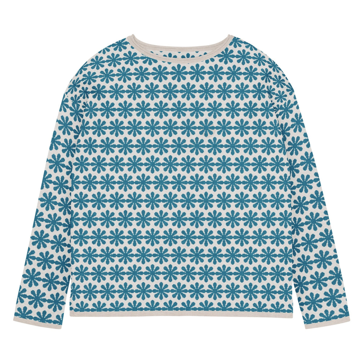 Women’s straight bottom knitted sweater - PratSN