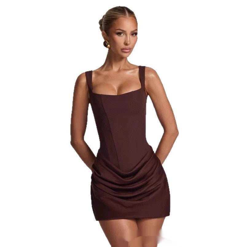 Women's Summer Corset Dress Graceful Sleeveless Short Dresses For Party Wedding Evening Clothing - PratSN
