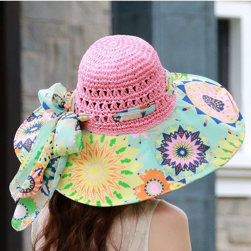 Women's Summer Seaside Holiday Cloth Foldable Hat - PratSN