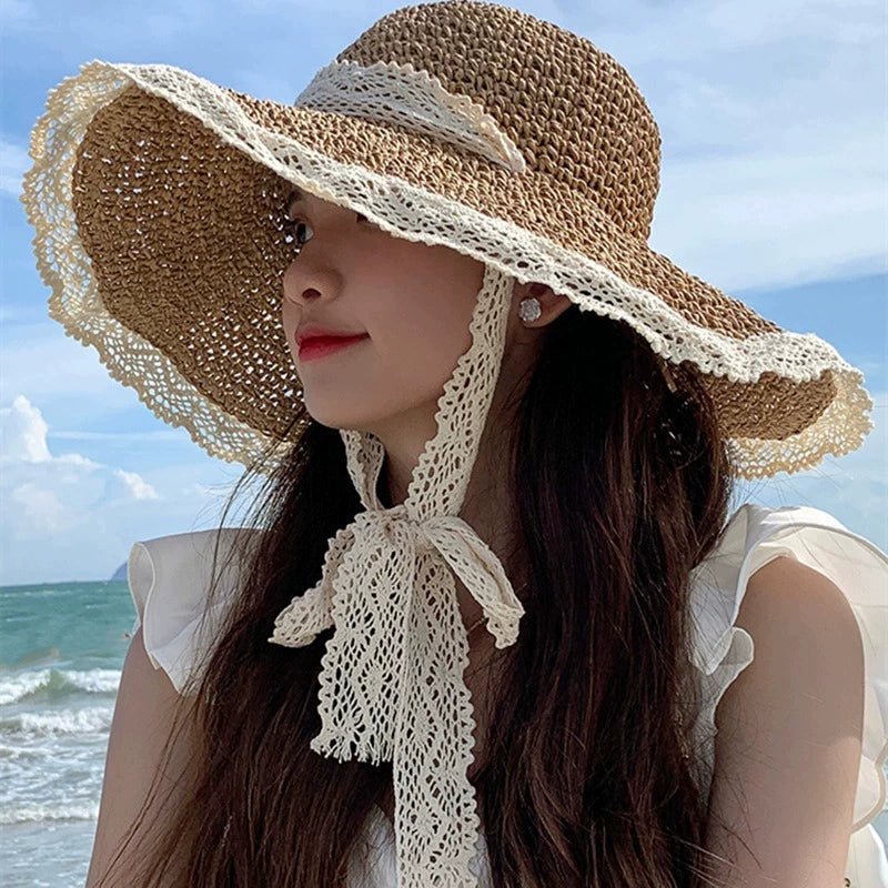 Women's Summer Seaside Holiday Cloth Foldable Hat - PratSN